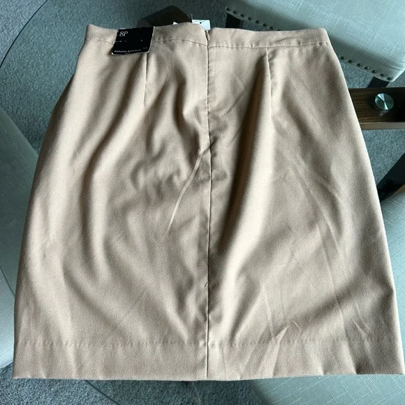 New Banana Republic Wrap Skirt size 8 petite with pockets - Picture 6 of 12